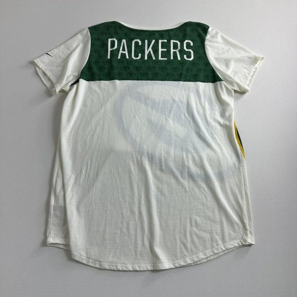 The Nike Tee NFL Green Bay Packers T‎ Shirt Training Womens Size XL Active - Picture 2 of 10